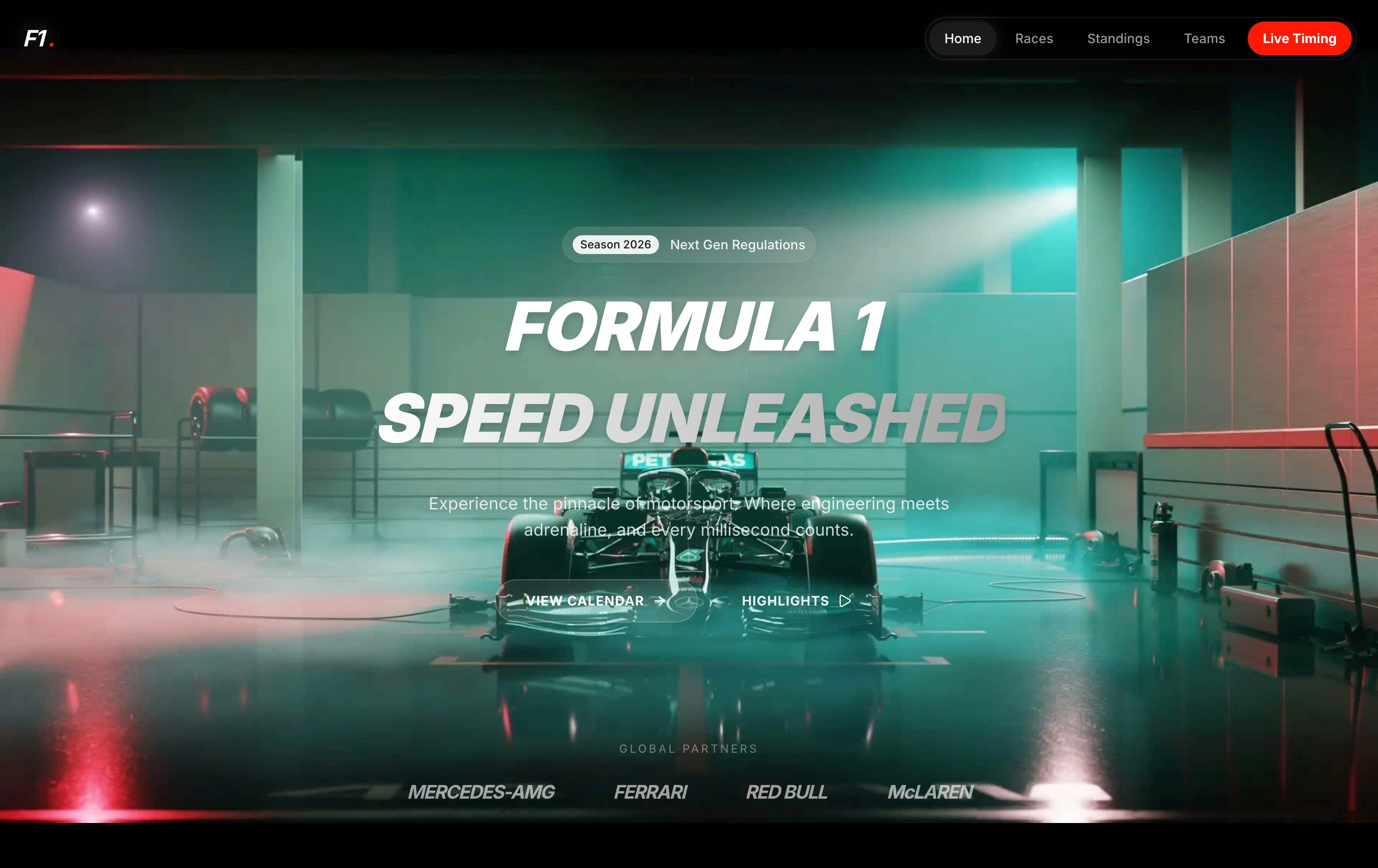 Formula 1 Experience Project